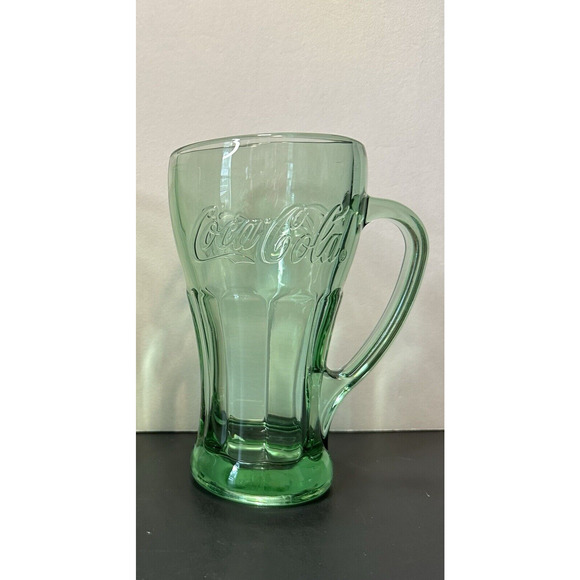 LIBBEY GLASS COMPANY Coca Cola Coke Green 16oz Mug/Cup Glass - Picture 4 of 14